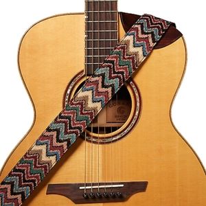 Guitar Strap chevron print